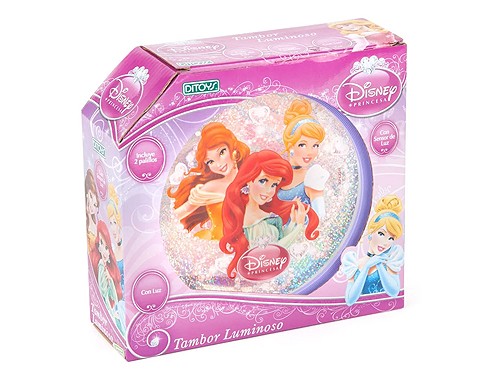 Tambor Luminoso Princesas Disney Original Ditoys