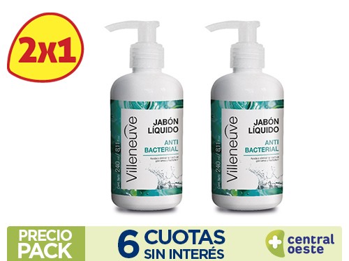 Villeneuve Jabon Liquido x240ml Antibacterial