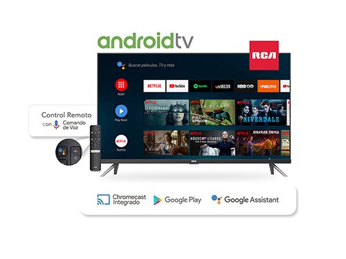 Smart Tv 42" Android Netflix Youtube Gtia Oficial AND42Y RCA
