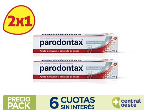 Pasta Dental Parodontax Blanqueador x116gr