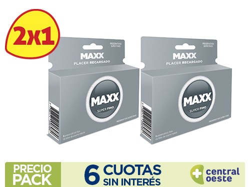 Preservativos Maxx Super Fino x6un