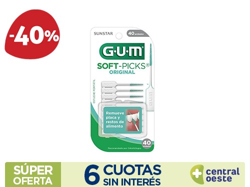 Gum Palillos Interdentales 632Me Soft-Picksx40