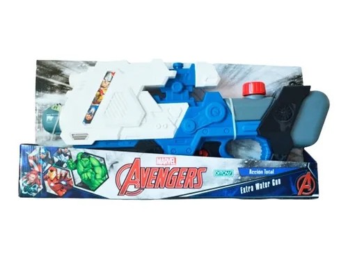 Extra Water Gun Ditoys Pistola De Agua Accion Total Avengers