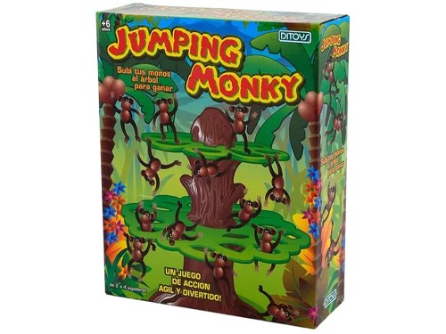 Juego Jumping Monky De Mesa Ditoys Monkey Habilidad Accion