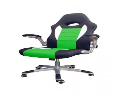 Silla de escritorio Desillas Pro Sonic gamer ergonómica negra y verde