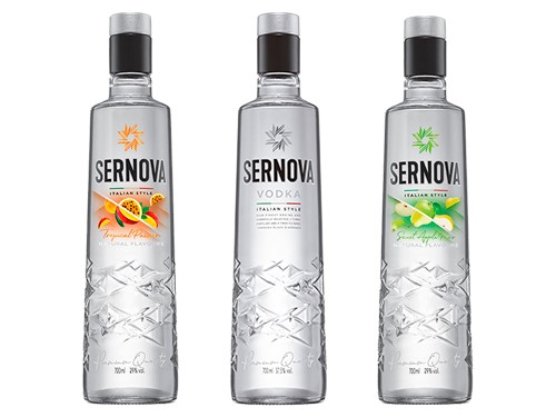 Vodka Sernova Combo 1u Regular 1u Sweet Apple Pear 1u Tropical Passion