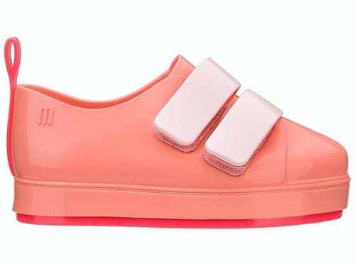 Zapatillas de niños Mini Melissa Go Sneaker PVC Coral