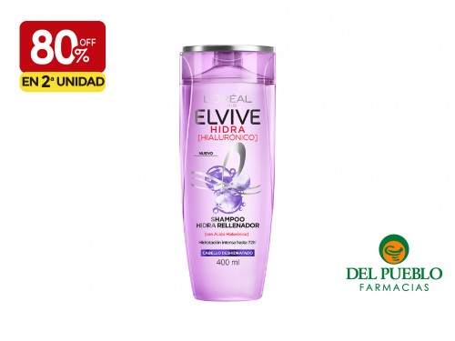 Shampoo Hidra Hialurónico Elvive L´oréal Paris 400 ml