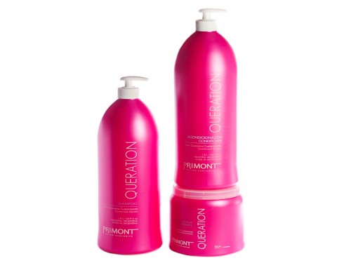 Primont Queration Shampoo + Enjuague 1800ml + Mascara X1000g