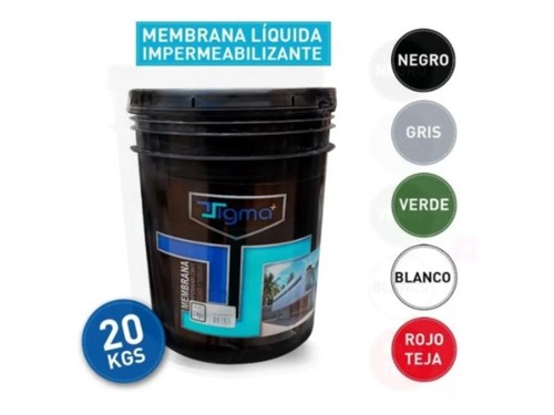 Membrana Liquida Impermeabilizante 20 Kilos Premium Elastica Transitab