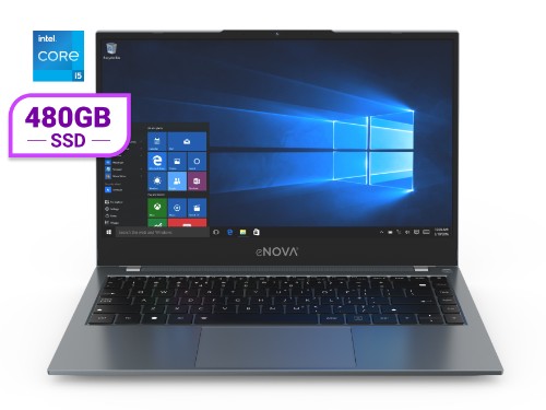 Notebook eNova 14" Tigerlake I5-1135G7 + RAM 8GB + SSD 480GB + Win 10