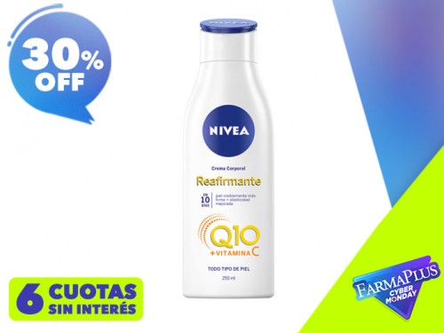 Nivea Crema Hidratante Reafirmante Q10 Plus 250 ml