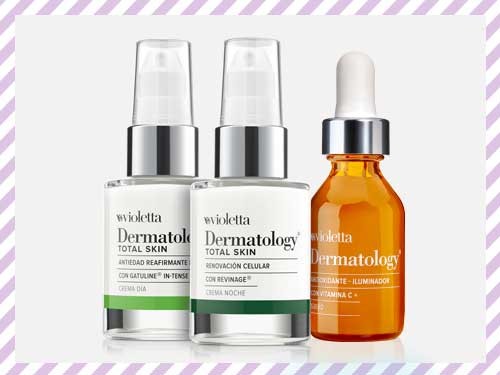 Set 2 Cremas Dermatology Total Skin + Suero Vitamina C ¡de regalo!