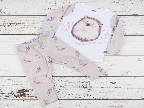 Pijama de Erizo - 100% Algodón - Talles de 12 meses a 5/6 años