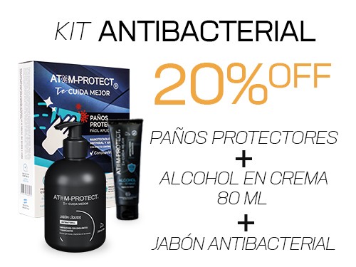 20%Off Kit Antibacterial Atom Protect
