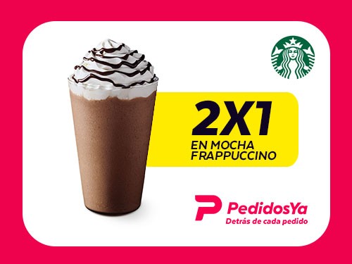 2x1 en Mocha Frappuccino en Starbucks