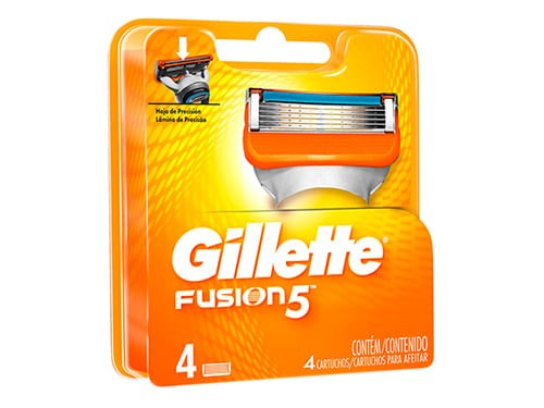 Cartuchos Para Afeitar Fusion5 Gillette 4Un  - Ahorrás 35%