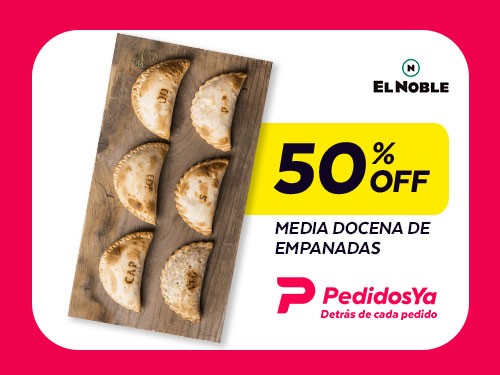 Media Docena de Empanadas 50% OFF en El Noble