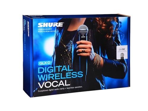 Microfono inalambrico Shure GLXD24AR/SM58Z2 con SM58 digital diversity