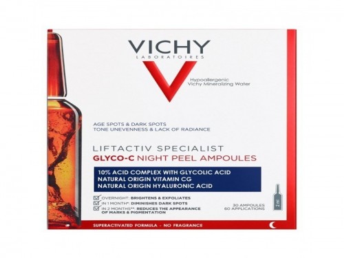 Vichy Liftactiv Ampollas Glyco C Peeling Noche X 30 