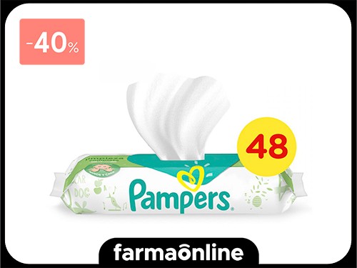PAMPERS - Toallas humedas sin perfume (48 unidades) | Farmaonline