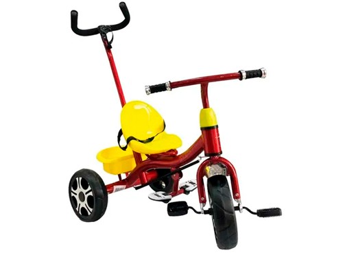 Triciclo Para Niños Caño Reforzado con manija Direccionable P/ Padres