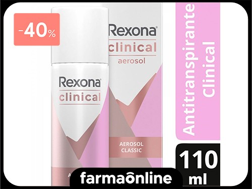 REXONA - AEROSOL WOMEN CLINICAL CLASSIC 110 ML | Farmaonline