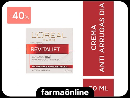 LOREAL - CREMA REVITALIFT ANTIARRUGAS DE DIA 50ML | Farmaonline
