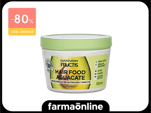 FRUCTIS - Hair food mascarilla aguacate 350 ML | Farmaonline