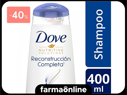 DOVE - Shampoo Reconstrucción Completa 400 ML | Farmaonline