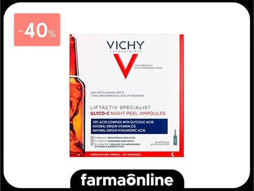 VICHY - LIFACTIV AMPOLLAS GLYCO-C PEELING NOCHE | Farmaonline