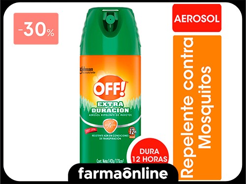 OFF - Repelente de mosquitos extra duración aerosol  | Farmaonline