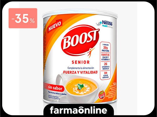 BOOST - Suplemento nutricional powder neutral 740 gr | Farmaonline