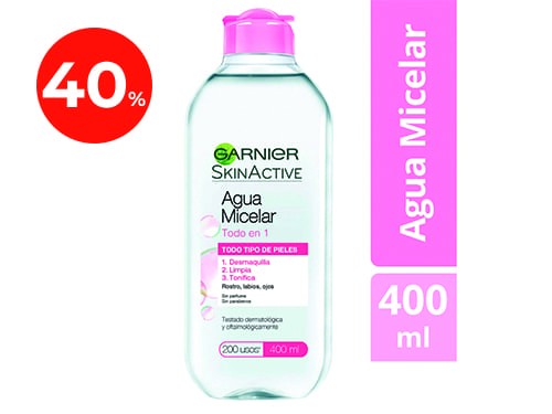 Agua Micelar Garnier 400 Ml.