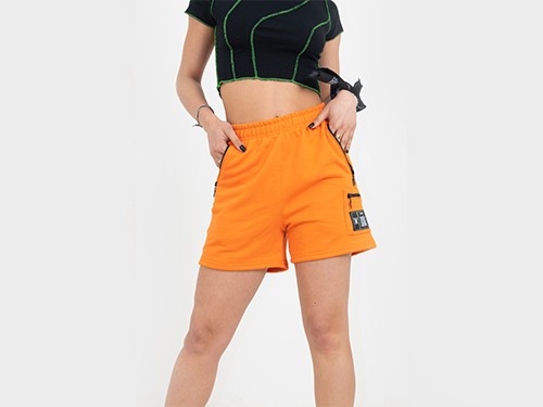 Short Bolt Brishka Mujer Moda De Rustico Basico Comodo Verano