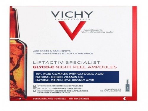 Vichy Liftactiv Ampollas Glyco C Peeling Noche X 30