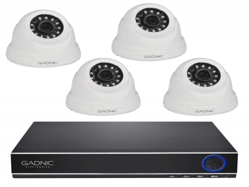 Cámaras de Seguridad x4 + DVR Gadnic SX38 Interior / Exterior IP CCTV
