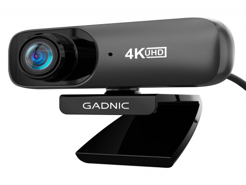 Webcam Gadnic 4K UHD USB con Micrófono Streaming 30fps + Tri