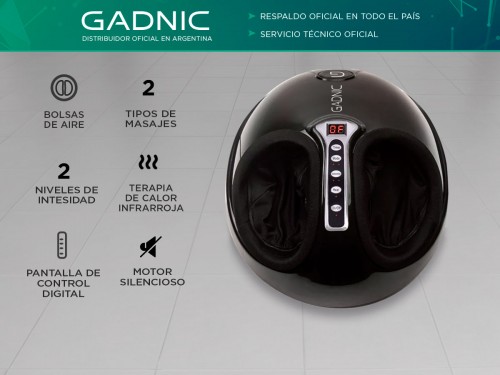 Masajeador Gadnic Foot Massage Luxury Para Pies 2 Modos Tera