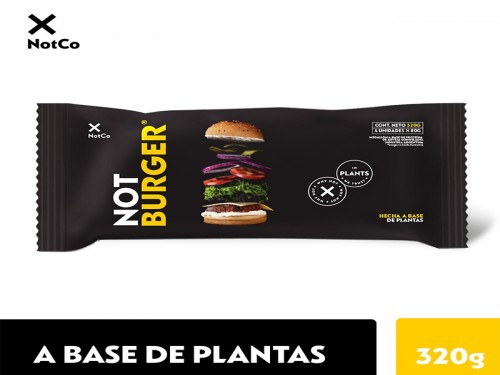 Not Burger Premium Flowpack 4u x 320g - NotCo