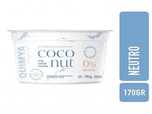 Yogurt a Base de Coco Griego x 200 g Quimya Yog