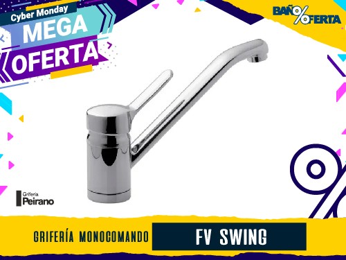 Griferia Cocina Fv Swing Cromo Monocomando 0411.01/90 Cr