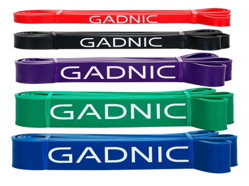 Bandas Elásticas Gadnic Kit x5 Isométricas 5 Intensidades Su