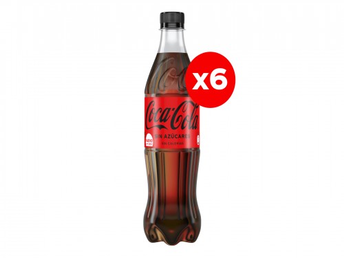 Coca-Cola Sin Azúcar 500 ml x6