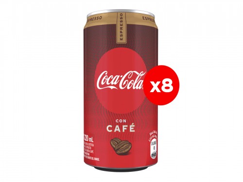 Coca-Colca con Café 220 ml x8