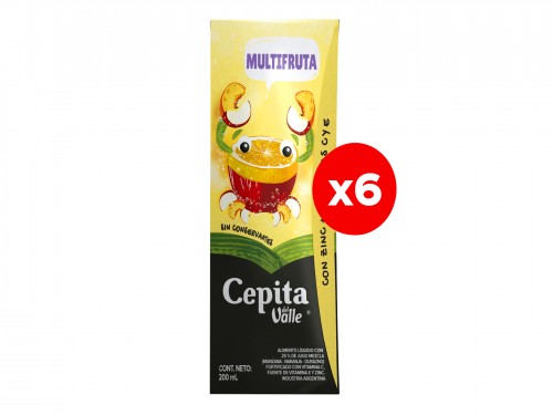 Cepita Multifruta 200 ml x6