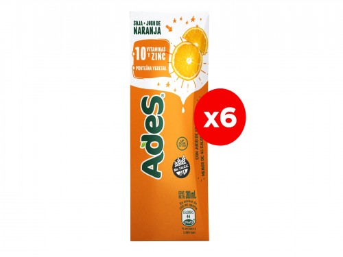 AdeS Naranja 200 ml x6
