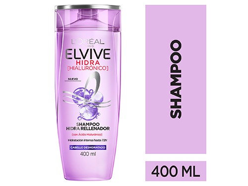 Shampoo Hidratación Hialurónico Elvive L'Oréal 400ml