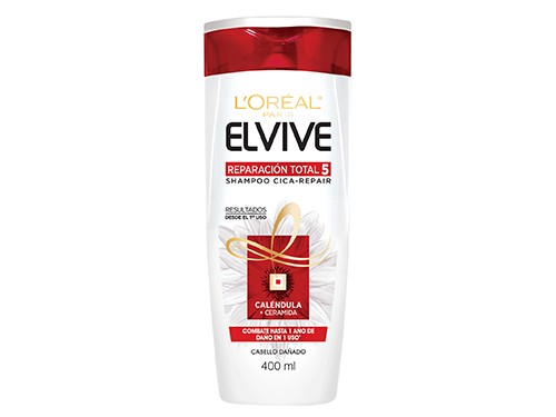 Shampoo Reparación Total 5 Elvive L'Oréal 400ml