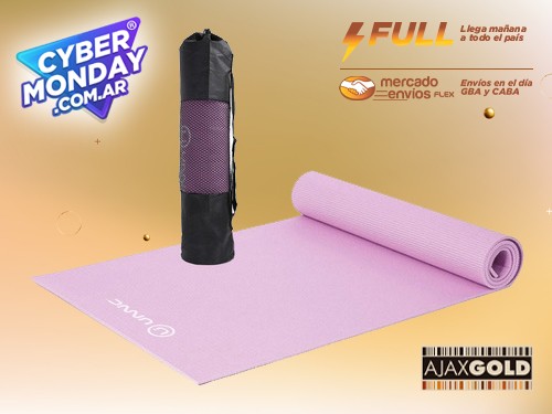 Yoga Mat Unnic Colchoneta Pilates Fitness Gym 6mm Pvc + Bolso